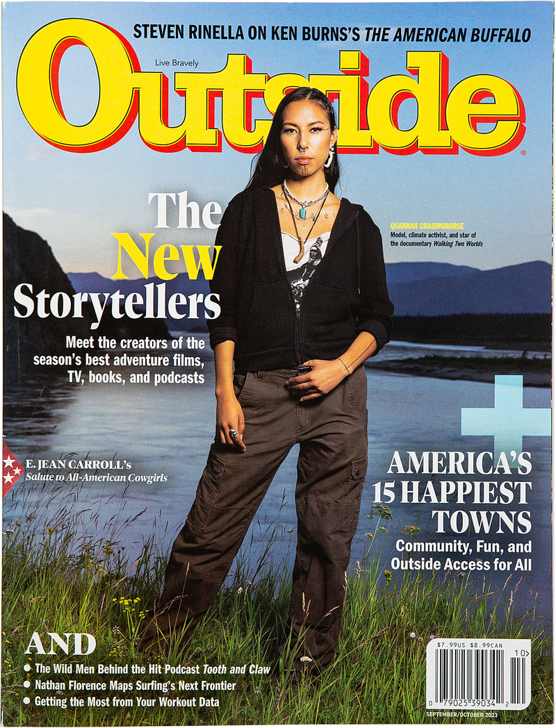 Outside Magazine Sept/Oct 2023 ft. Quannah Chasinghorse
